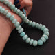 365 Carats 1 Strand  Genuine Amazonite Carved  Pumpkin Beads Necklace - Kharbuja Shape Beads - Jewelry DIY Necklace BR2701 - Tucson Beads
