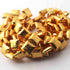 1 Stand Gold Plated Designer Copper Square Shape Beads, Copper Beads, Jewelry Making, 18x16mm, 8.5 inches GPC181
