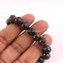 1 Strand Black Spinel Blue Coated  Faceted Rondelles  -Round Shape  Rondelles -10mm -5.5 Inches BR4224