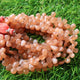 1 Strand Peach Moonstone Faceted Briolettes -Pear Shape Briolettes - 9mmx6mm-8mmx5mm 8 inch BR0016 - Tucson Beads