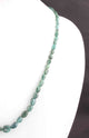 145 Carats 1 Strands Of Precious Genuine Emerald Necklace - Smooth oval  Beads - Rare & Natural Emerald Necklace - Stunning Elegant Necklace SPB0093 - Tucson Beads