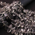 1 Strand Green Amethyst Smooth pear Shape Briolettes  -11mmx8mm-21mmx12mm - 10 Inches BR0935