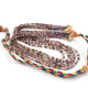 285. Ct 5 Strands Of Genuine Multi Sapphire Necklace - Faceted Rondelle Beads - Rare & Natural Sapphire Necklace - Stunning Elegant Necklace - SPB0086 - Tucson Beads