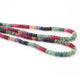 635  Carats 5 Strands Of Genuine Multi Sapphire Necklace - Faceted Rondelle Beads - Rare & Natural Multi Sapphire Necklace - Stunning Elegant Necklace BRU021 - Tucson Beads