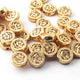 10 Pcs Gold Plated Copper Designer Tree With Round Beads  ,Jewelry Making Supplies 18mm 9 inches GPC216 - Tucson Beads