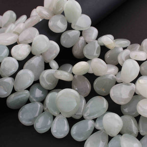 1  Long Strand Amazonite Smooth Briolettes -Pear Shape  Briolettes -15mmx10mm-21mmx15mm - 9 Inches BR0944 - Tucson Beads