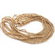 1 Strand Gold Pyrite Chain Necklace With Lock  - Designer Necklace - 2mm-18 Inches GPC991 - Tucson Beads
