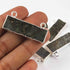 15 Pcs Labradorite Druzzy Rectangle Shape  Drusy Silver Plated Double Bail Pendant - Electroplated Silver Druzy Pendant -36mmx17mm  DRZ314