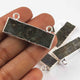15 Pcs Labradorite Druzzy Rectangle Shape  Drusy Silver Plated Double Bail Pendant - Electroplated Silver Druzy Pendant -36mmx17mm  DRZ314 - Tucson Beads