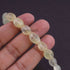 1 Strand  Prehnite Faceted Oval Shape Briolettes  12mmx10mm 9 Inches BR4248