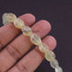 1 Strand Prehnite Briolettes - Prehnite Faceted Oval  Beads 12mmx10mm 9 Inches BR4248 - Tucson Beads