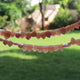 1 Strand Peach Moonstone Fancy Briolettes - Fancy Shape Beads 11mmX9mm-18mmx12mm 9 Inch BR741 - Tucson Beads