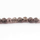 1 Strand Black Rutile Silver Coated Faceted Rondelles Beads 8mm 13 Inches BR1063 - Tucson Beads