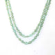 175  Carats 2 Strands Of Precious Genuine Emerald Necklace - Smooth oval  Beads - Rare & Natural Emerald Necklace - Stunning Elegant Necklace BRU014 - Tucson Beads