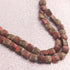 1 Strand Unakite Faceted Chicklet Beads- Faceted Chicklet Briolettes 8mm-10mm 8.5 Inches Long BR173