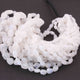 1 Strand White Rainbow Moonstone Smooth Briolettes  -Oval Shape Briolettes - 5mm-7mm - 14mm-9mm -18 Inches BR1679 - Tucson Beads