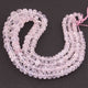 1  Strand Rose Quartz Smooth Roundelles Beads - Round ball Beads -6mm-14mm 18 Inches BR1767 - Tucson Beads