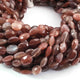 1  Long Strand Chocolate MoonStone Faceted Briolettes - Ovel Shape Briolettes - 10mmx8mm-13mmx9mm -13 Inches BR01908 - Tucson Beads