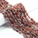 1  Long Strand Chocolate MoonStone Faceted Briolettes - Ovel Shape Briolettes - 10mmx8mm-13mmx9mm -13 Inches BR01908 - Tucson Beads