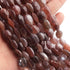 1  Long Strand Chocolate Moonstone Faceted Briolettes - Oval Shape Briolettes - 10mmx8mm-13mmx9mm -13 Inches BR01908