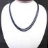 400ct. 2 Strands Of Genuine Sri Lankan Blue Sapphire Necklace - Faceted Rondelle Beads - Rare & Natural Sapphire Necklace - Stunning Elegant Necklace - BRU3301