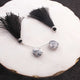1 Strand Natural Dendrite Opal Hexagon Briolettes - Semi Precious Gemstone Beads  - 15mmx14mm-2.5 Inches BR1875 - Tucson Beads