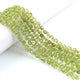 1 Strand Green Peridot Faceted Briolettes - Onion Shape Beads Briolettes  4mm - 8.5 Inches BR01907 - Tucson Beads