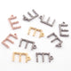 1 Pc Pave Diamond 925 Sterling Silver Alphabet "A to Z" Letter Charm Pendant PDC879 - Tucson Beads