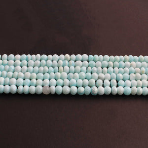 1  Long Strand Peru Opal  Faceted Roundells -Round Shape Roundells  8mm-13  Inches BR02554 - Tucson Beads