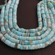 1  Strand  Peru Opal  Smooth Briolettes  - Wheel Shape Briolettes  10 mm  13 Inches BR02558 - Tucson Beads