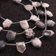 1 Strand Natural Dendrite Opal Pentagon Briolettes - Semi Precious Gemstone Beads  - 14mmx12mm- 8.5 Inches BR02911 - Tucson Beads