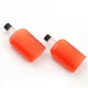Matched Pairs Natural Carnelian ,Black Onyx Joined Smooth Bottle Shape Loose Gemstone  27mmx11mm-BG022 - Tucson Beads