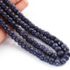 620. Ct 2 Strands Of Dyed Blue Sapphire Necklace - Faceted Rondelle Beads -Stunning Elegant Necklace SPB0138 - Tucson Beads
