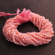 1  Strands Pink Opal Smooth  Briolettes - Oval Shape    Beads - 7mmx6mm-12mmx6mm -13 inches BR02567 - Tucson Beads