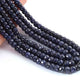 985. Ct 3 Strands Of Dyed Blue Sapphire Necklace - Faceted Rondelle Beads -Stunning Elegant Necklace SPB0135 - Tucson Beads