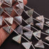 1 Long Strand Abalone Faceted Briolettes -Tringle Shape Briolettes -12mmx14mm-8.5 Inches BR01568
