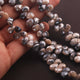 1 Long Strand Gray Silverite  Faceted Pear Drop Briolettes  -  Silverite  Briolettes 8mm-6mm 8 Inches long BR118 - Tucson Beads