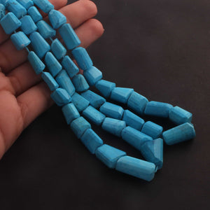 1 Strand Turquoise Stablized Tumble Briolettes    7mmx6mm-21mmx9mm 16 Inches BR106 - Tucson Beads