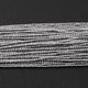 5 Strands Silver Pyrite Faceted finest Quality Rondelles 3mm  13 inch strand RB370 - Tucson Beads