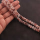 1 Strand Brown Rutile Rondelle  -  Faceted Round Shape  Beads 8mm-11mm 8 Inches Long BR121 - Tucson Beads