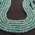 1 Strand Amazonite Faceted Rondelles - Amazonite  Round Beads 6mmx7mm 13 Inches BR137