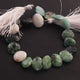 1 Long Strand Bio Chrysoprase  Faceted Briolettes -Oval Shape  Briolettes  11mmx9mm-15mmx12mm  8 Inches BR148 - Tucson Beads