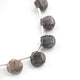 1 Strand Black Rutile Faceted Heart Briolettes - Tourmilated Quartz Faceted 8 mm 8 Inch BR3557 - Tucson Beads