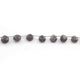 1 Strand Black Rutile Faceted Heart Briolettes - Tourmilated Quartz Faceted 8 mm 8 Inch BR3557 - Tucson Beads