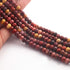 1 Strand Mookaite Jasper Faceted Rondelles -Gemstone Beads 7mm-8mm 8 Inch BR148