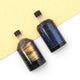 Matched Pairs Natural Labradorite ,Black Onyx Joined Smooth Bottle Shape Loose Gemstone 26mmx11mm BG027 - Tucson Beads