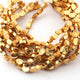 5 Strands Gold Plated Designer Copper Oval Shape Beads,diamond cut Copper Beads,Jewelry Making Supplies 6mmx4mm 8 inches BulkLot GPC563 - Tucson Beads