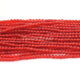 2  Strands Red Crystal Beads Faceted Rondelles Beads 3-4mm 15 Inches BR2060 - Tucson Beads