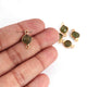 39 Pcs Vessonite Faceted Assorted Shape 24k Gold Plated Connector - Vessonite Assorted 16mmx9mm PC782 - Tucson Beads