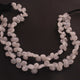 1 Strands  White Rainbow Moonstone Faceted Briolettes - Heart Shape Beads 7mm-9 inches BR197 - Tucson Beads